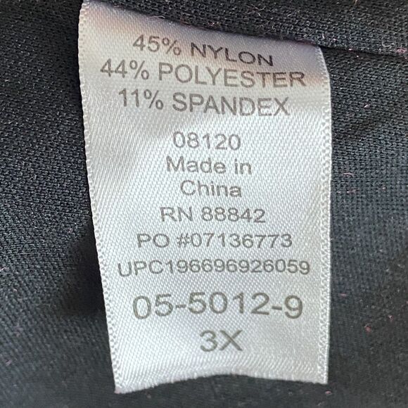 Catherines Velvet Burnout Midi Dress 3X Red Black Bell Sleeve Whimsigoth Witchy - Picture 5 of 7